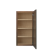 AMHERST Ready to Assemble 21 in. W x 42 in. H x 12 in. D Plywood Wall Cabinet in Walnut | Kunal Kitchens