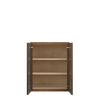 AMHERST Ready to Assemble 24 in. W x 30 in. H x 12 in. D Plywood Wall Cabinet in Walnut | Kunal Kitchens
