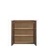 AMHERST Ready to Assemble 27 in. W x 30 in. H x 12 in. D Plywood Wall Cabinet in Walnut | Kunal Kitchens