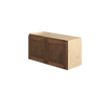 AMHERST Ready to Assemble 30 in. W x 15 in. H x 12 in. D Plywood Wall Cabinet in Walnut | Kunal Kitchens