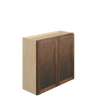 AMHERST Ready to Assemble 30 in. W x 30 in. H x 12 in. D Plywood Wall Cabinet in Walnut | Kunal Kitchens