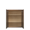 AMHERST Ready to Assemble 30 in. W x 36 in. H x 12 in. D Plywood Wall Cabinet in Walnut | Kunal Kitchens