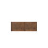 AMHERST Ready to Assemble 33 in. W x 12 in. H x 12 in. D Plywood Wall Cabinet in Walnut | Kunal Kitchens