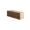 AMHERST Ready to Assemble 36 in. W x 12 in. H x 12 in. D Plywood Wall Cabinet in Walnut | Kunal Kitchens
