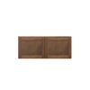 AMHERST Ready to Assemble 36 in. W x 15 in. H x 12 in. D Plywood Wall Cabinet in Walnut | Kunal Kitchens