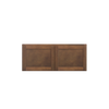 AMHERST Ready to Assemble 36 in. W x 15 in. H x 24 in. D Plywood Wall Cabinet in Walnut | Kunal Kitchens