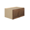 AMHERST Ready to Assemble 36 in. W x 18 in. H x 24 in. D Plywood Wall Cabinet in Walnut | Kunal Kitchens