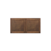 AMHERST Ready to Assemble 36 in. W x 18 in. H x 24 in. D Plywood Wall Cabinet in Walnut | Kunal Kitchens