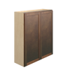 AMHERST Ready to Assemble 36 in. W x 42 in. H x 12 in. D Plywood Wall Cabinet in Walnut | Kunal Kitchens
