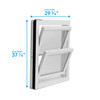 29-3/4 W x 37-1/4 H Exact DH | Kunal Kitchens