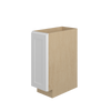 Bedford Assembled 12 in. W x 34.5 in. H x 24 in. D Plywood Base Cabinet Full Height Door(s) in White | Kunal Kitchens