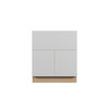 Euro Max Ithaca 30" Farm Sink Base Cabinet {Panel trimmable up to 12" - Butt Doors} - (2) Doors