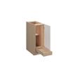  Ithaca 12" Base Cabinet w/(1) Roll-out Tray Installed - (1) FH Door | Kunal Kitchens 