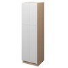  Ithaca Utility Cabinet w/(1) Roll-out Tray Installed {24" x 84" H - Butt Doors} - (4) Doors | Kunal Kitchens 