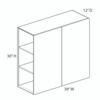  Ithaca Wall Cabinet {39" x 30" H} - (2) Doors | Kunal Kitchens