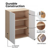 Euro Max Ithaca Wall Cabinet {39" x 30" H} - (2) Doors