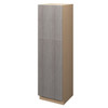 Euro Max Saratoga UC24X90B (RT4) Utility Cabinet w/(4) Roll-out Tray Installed {24" x 90" H - Butt Doors} - (4) Doors
