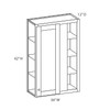  Saratoga 42"H Wall Corner Blind Cabinet - Pull 36"-39" {Actual Width 36"} - (1) Door | Kunal Kitchens 