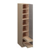 Euro Max Saratoga UC15X84 (RT2) Utility Cabinet w/(2) Roll-out Tray Installed {15" x 84" H} - (2) Doors