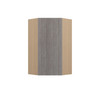  Saratoga Wall Diagonal Corner Cabinet {24" x 42" H} - (1) Door | Kunal Kitchens