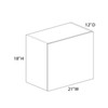 Euro Max Saratoga W2118 Wall Cabinet {21" x 18" H} - (1) Door