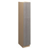 Euro Max Saratoga UC15X84 (RT3) Utility Cabinet w/(3) Roll-out Tray Installed {15" x 84" H} - (2) Doors