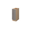 Euro Max Saratoga B12FH (RT1) 12" Base Cabinet w/(1) Roll-out Tray Installed - (1) FH Door