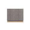 Euro Max Saratoga B42 (RT2) 42" Base Cabinet w/(2) Roll-out Trays Installed - (2) Doors / (2) Drawers