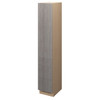 Euro Max Saratoga LC15X84T Linen Cabinet {15" x 84" H - 21" D} - (1) Door / (3) Drawers