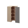  Saratoga Wall Square Corner Cabinet {24" x 42" H - BiFold} - (2) Doors | Kunal Kitchens