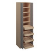  Saratoga Utility Cabinet w/(4) Roll-out Tray Installed {24" x 96" H - Butt Doors} - (4) Doors | Kunal Kitchens