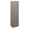  Saratoga Utility Cabinet w/(4) Roll-out Tray Installed {24" x 96" H - Butt Doors} - (4) Doors | Kunal Kitchens