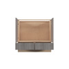 Saratoga Vanity Sink Base w/Bottom Drawer {36" x 21" D - Butt Doors} - (2) Doors / (2) Drawers | Kunal Kitchens