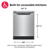 FFBD2420VS - Frigidaire 24" Built-In Dishwasher | Kunal Kitchens