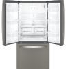 GNE25JMKES - GE® ENERGY STAR® 24.7 Cu. Ft. French-Door Refrigerator - Slate | Kunal Kitchens
