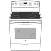 GEJB645BKBB - GE® 30" Free-Standing Electric Range | Kunal Kitchens