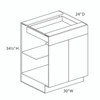 Euro Max LENOX HILL HG B30B 30" Base Cabinet {Butt Doors} - (2) Doors / (1) Drawer