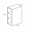 Euro Max LENOX HILL HG W1830 Wall Cabinet {18" x 30" H} - (1) Door
