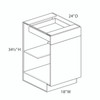 Euro Max LENOX HILL HG B18 18" Base Cabinet - (1) Door / (1) Drawer