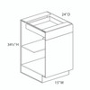 Euro Max LENOX HILL HG B15 15" Base Cabinet - (1) Door / (1) Drawer