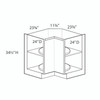 Euro Max GRAMERCY A LS36-L 36" Easy Reach w/Lazy Susan {Left Hinge}
