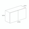 Euro Max LENOX HILL PM W2418B Wall Cabinet {24" x 18" H - Butt Doors} - (2) Doors
