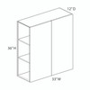 Wall Cabinet {33" x 36" H - Butt Doors} - (2) Doors | Kunal Kitchens