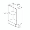 Euro Max GRAMERCY A B09FH 9" Base Cabinet - (1) FH Door