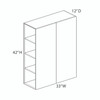 Wall Cabinet {33" x 42" H - Butt Doors} - (2) Doors | Kunal Kitchens
