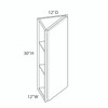 Wall End Angle {12" x 30" H} - (1) Door | Kunal Kitchens