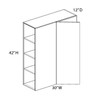 42"H Wall Corner Blind Cabinet - Pull 30"-33" {Actual Width 30"} - (1) Door | Kunal Kitchens