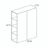 Wall Cabinet {39" x 42" H} - (2) Doors | Kunal Kitchens