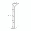 Wall End Angle {12" x 42" H} - (1) Door | Kunal Kitchens
