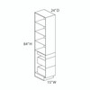 Linen Cabinet {15" x 84" H - 21" D} - (1) Door / (3) Drawers | Kunal Kitchens